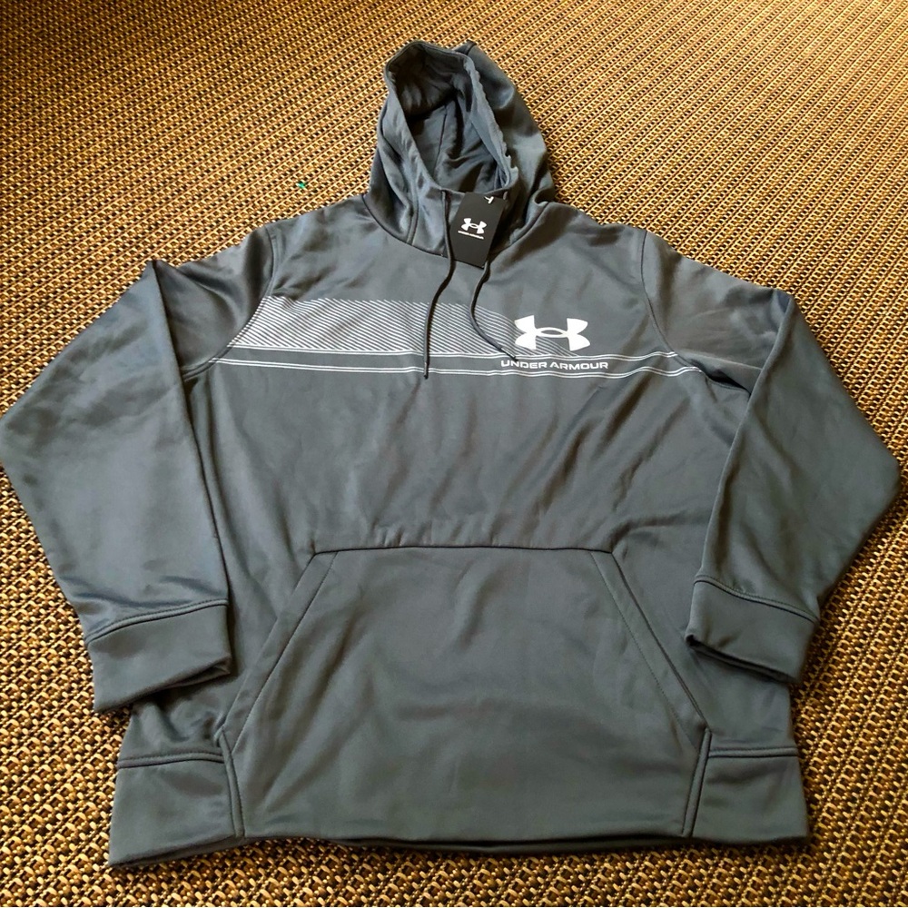 NEW! UNDER ARMOUR Pullover Loose-Fitting Graphic Hoodie